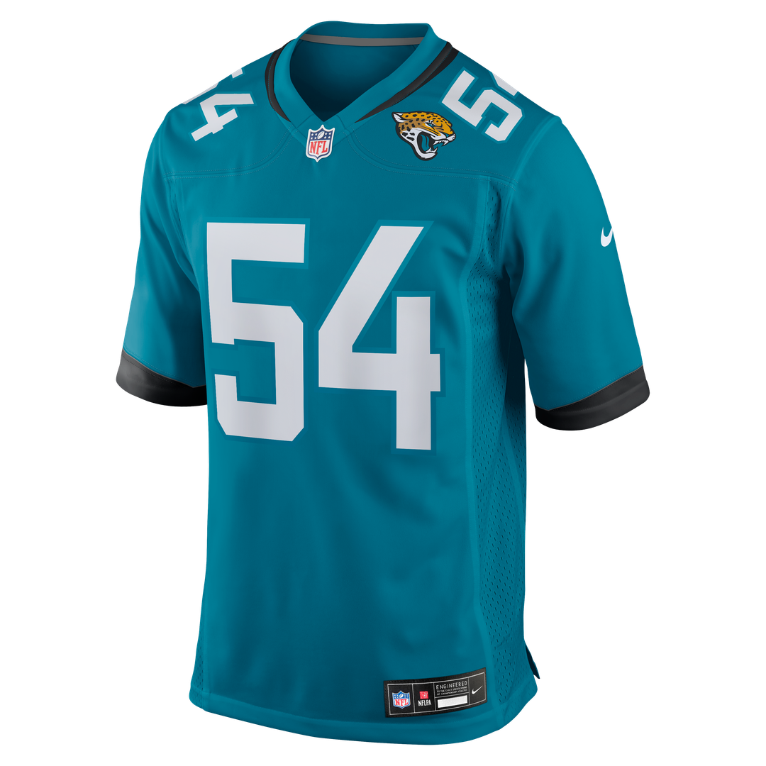 Jack Kiser Jacksonville Jaguars Nike Team Game Jersey - Teal