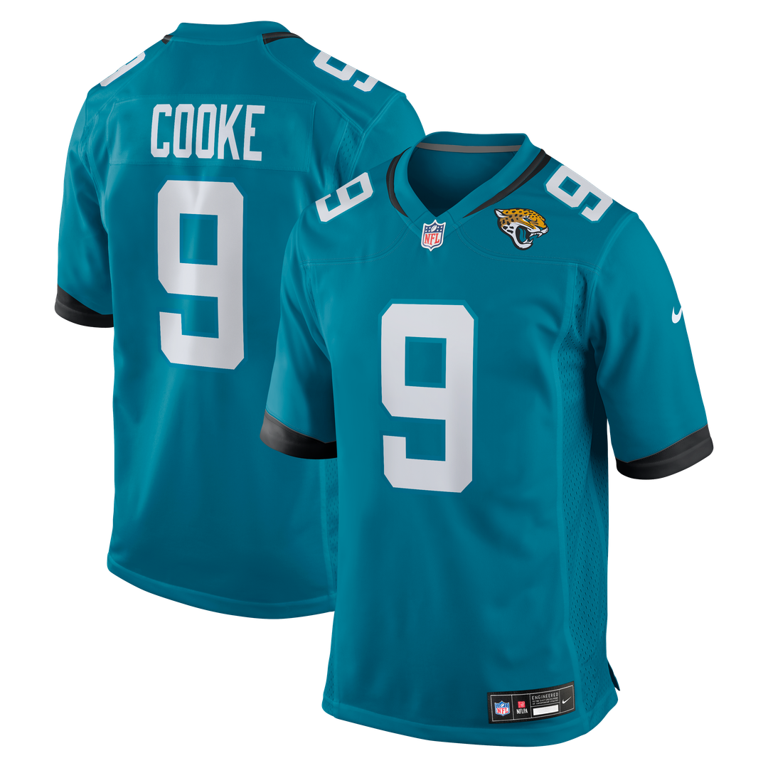 Logan Cooke Jacksonville Jaguars Nike Game Official Jersey - Black