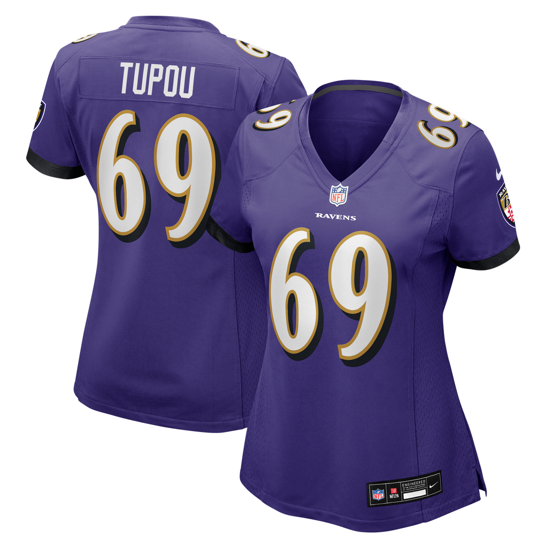 Josh Tupou Baltimore Ravens Nike Women's Team Game Official Jersey -  Purple