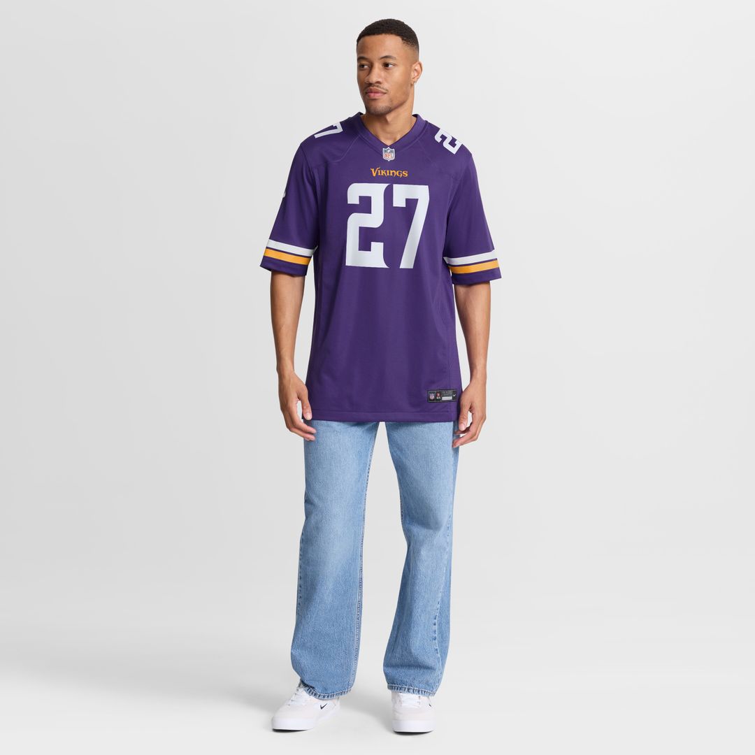 Jordan Mason Minnesota Vikings Nike Team Game Jersey - Purple