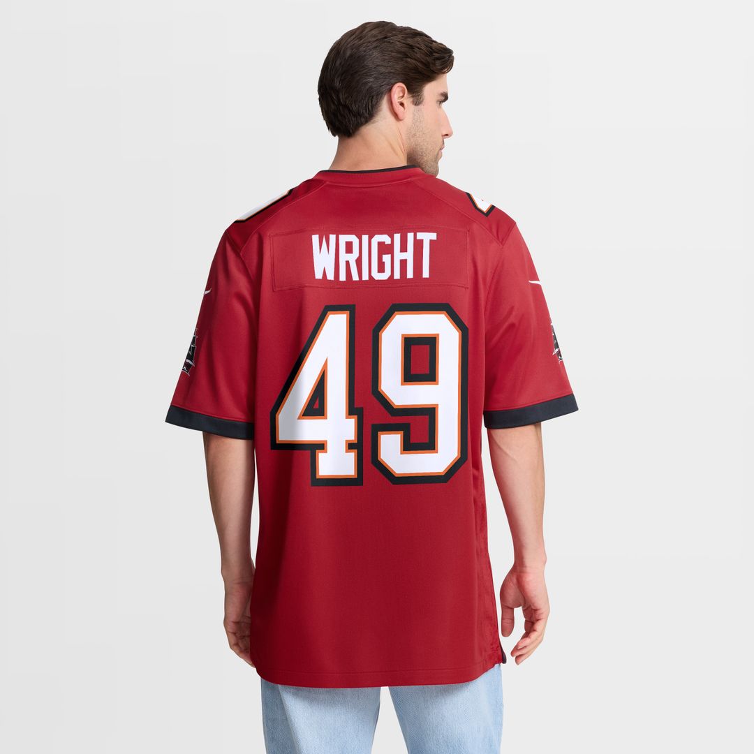 Owen Wright Tampa Bay Buccaneers Nike Team Game Jersey - Red