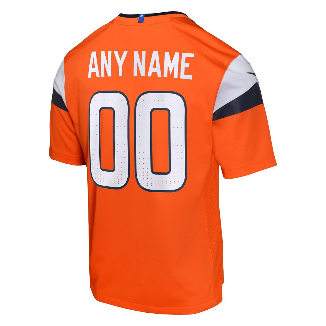 Denver Broncos Nike Youth Team Custom Game Official Jersey - Orange