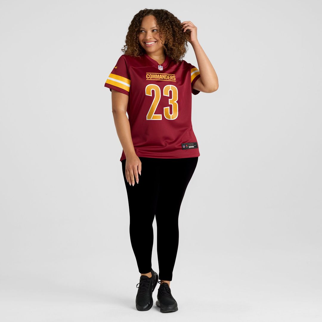 Trey Amos Washington Commanders Nike Women's Team Game Official Jersey -  Burgundy