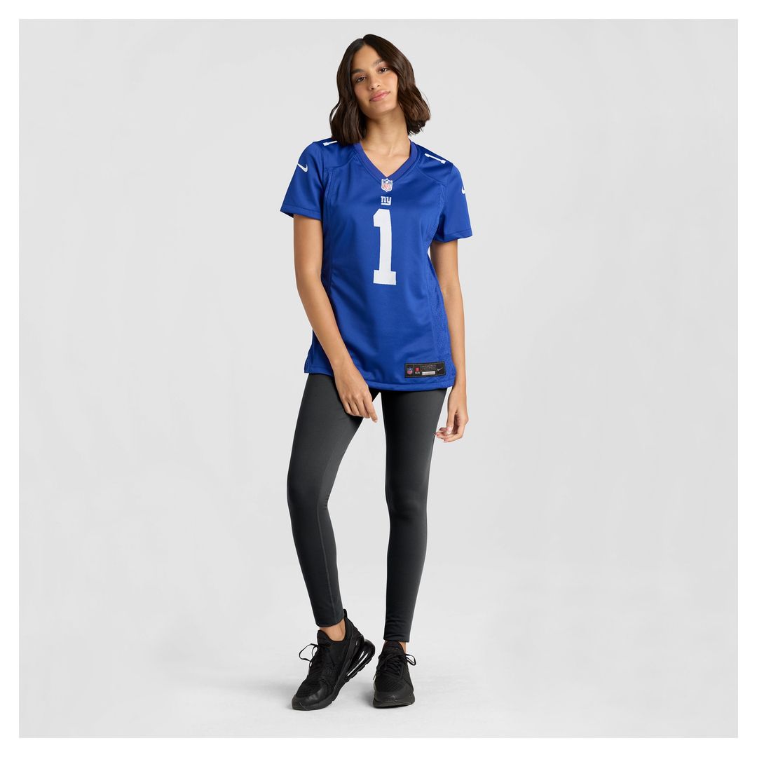Malik Nabers New York Giants Nike Women's Game Jersey - Royal