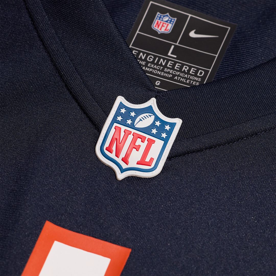 D'Marco Jackson Chicago Bears Nike Team Game Jersey - Navy