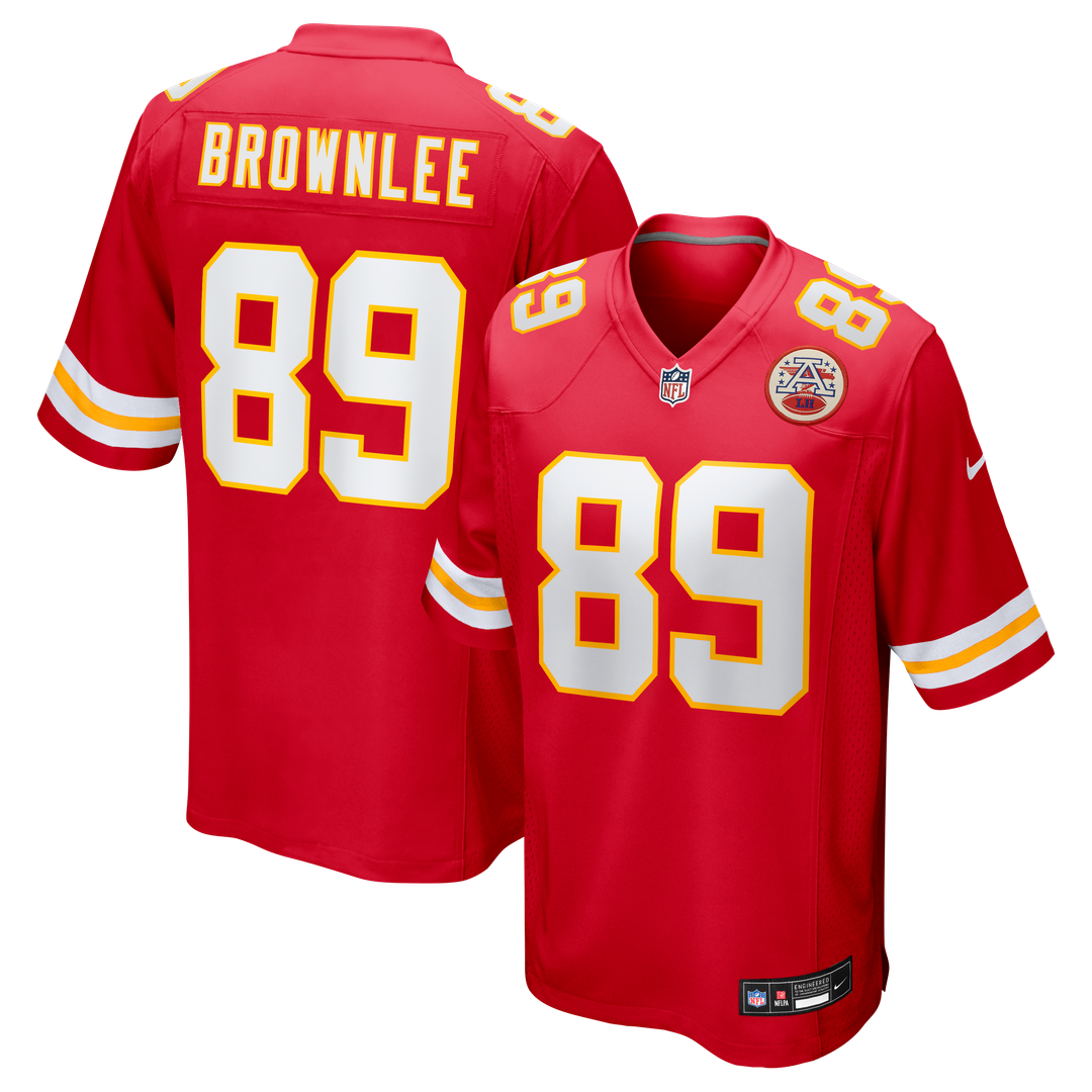 Jason Brownlee Kansas City Chiefs Nike Team Game Jersey - Red