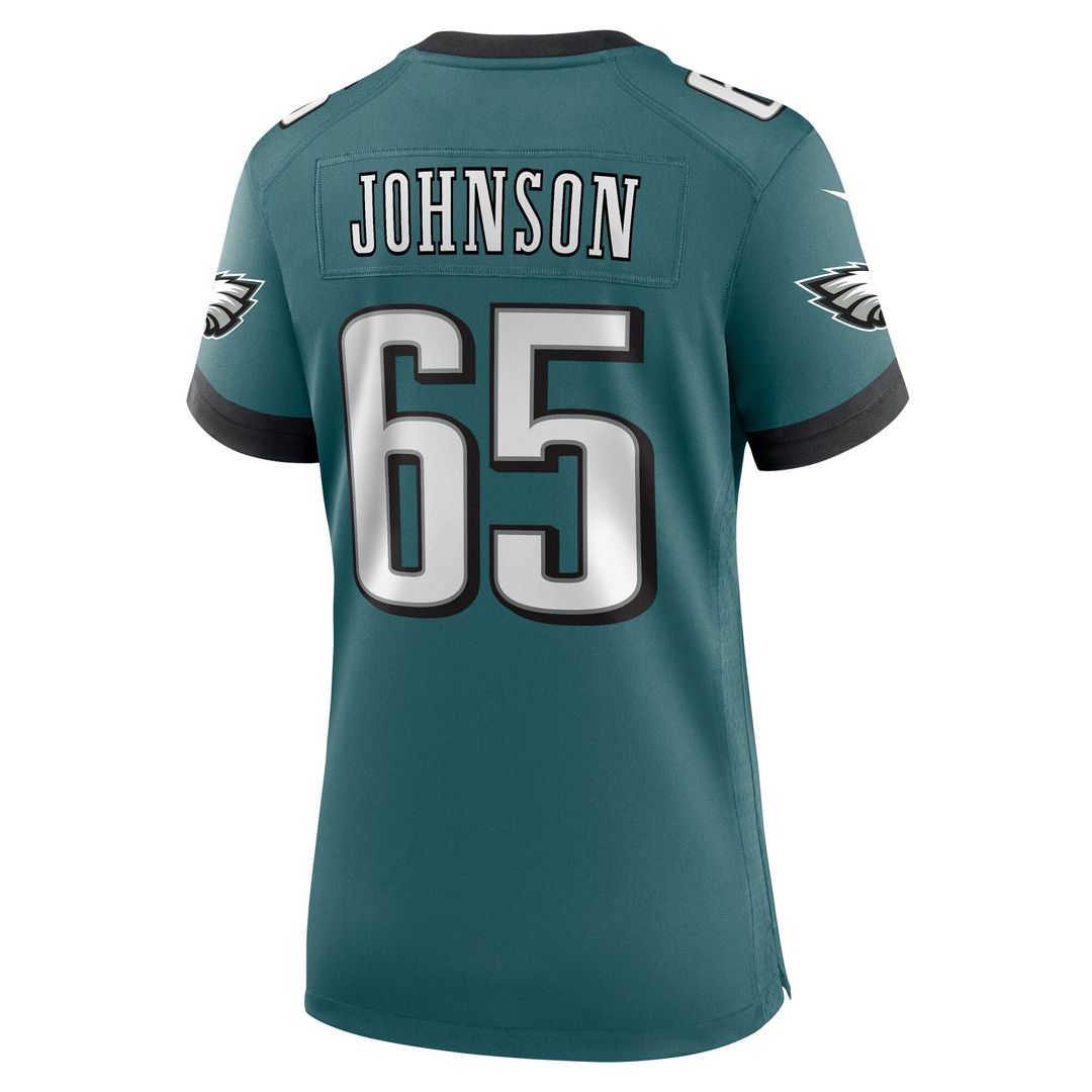 Lane Johnson Philadelphia Eagles Nike Women's Team Game Official Jersey - Midnight Green