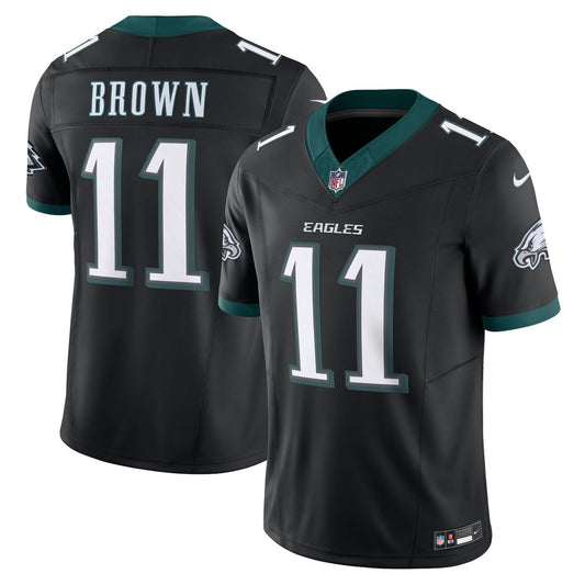 A.J. Brown Philadelphia Eagles Nike Alternate Vapor F.U.S.E. Limited Official Jersey - Black