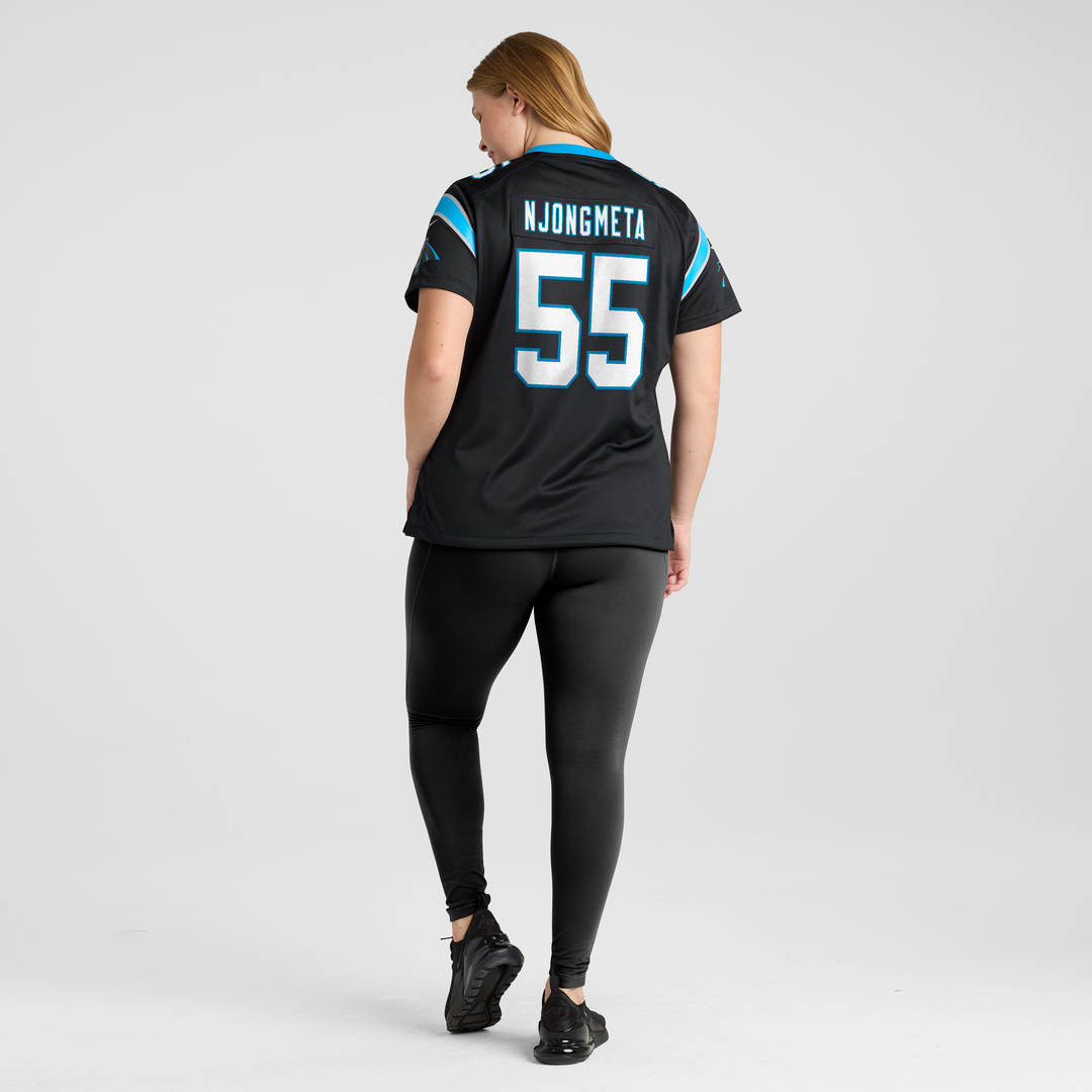 Maema Njongmeta Carolina Panthers Nike Women's Team Game Jersey - Black