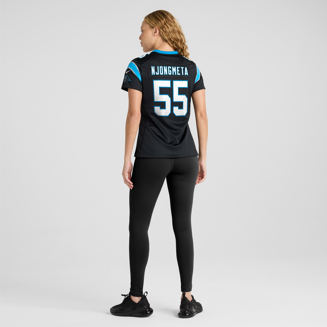 Maema Njongmeta Carolina Panthers Nike Women's Team Game Jersey - Black