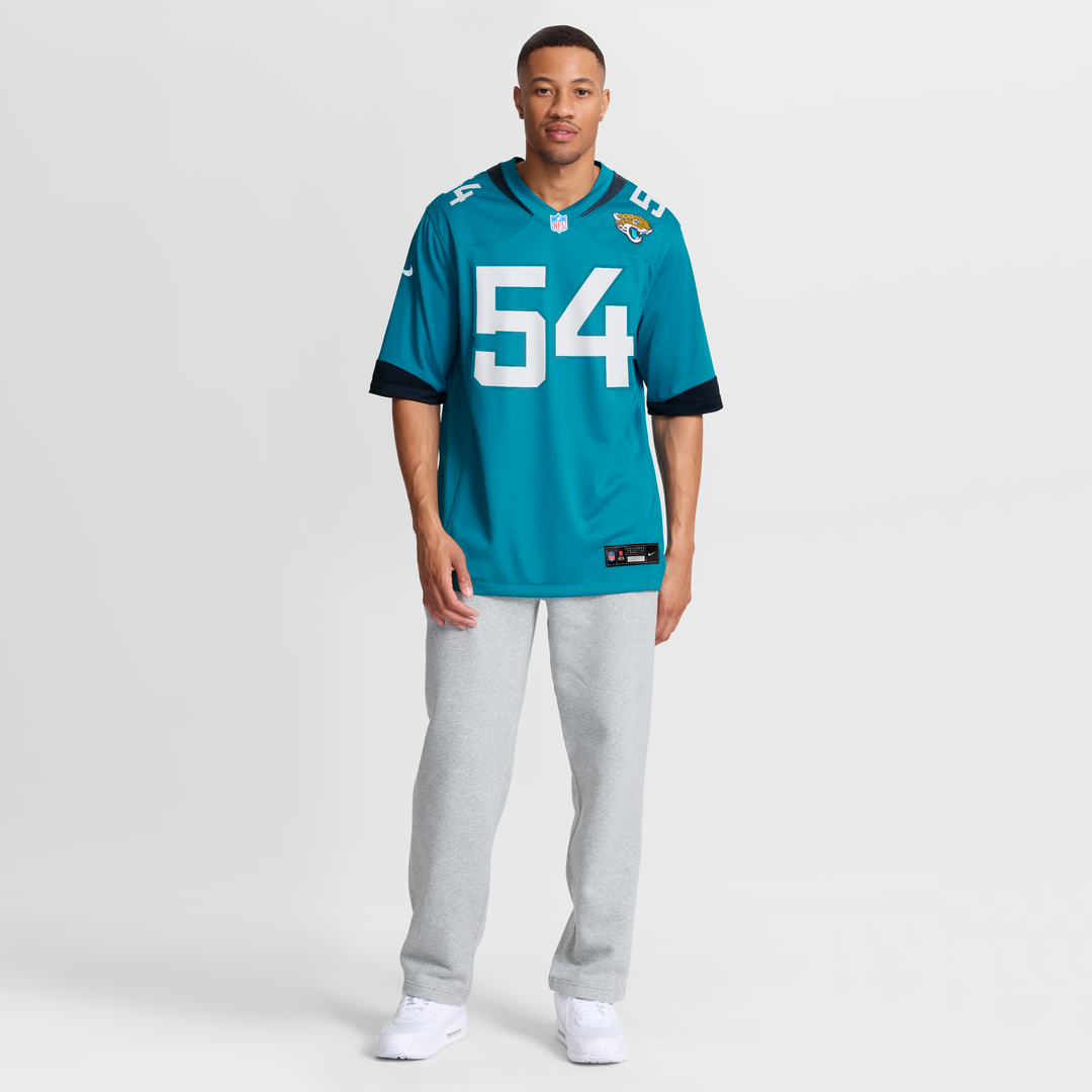 Jack Kiser Jacksonville Jaguars Nike Team Game Jersey - Teal