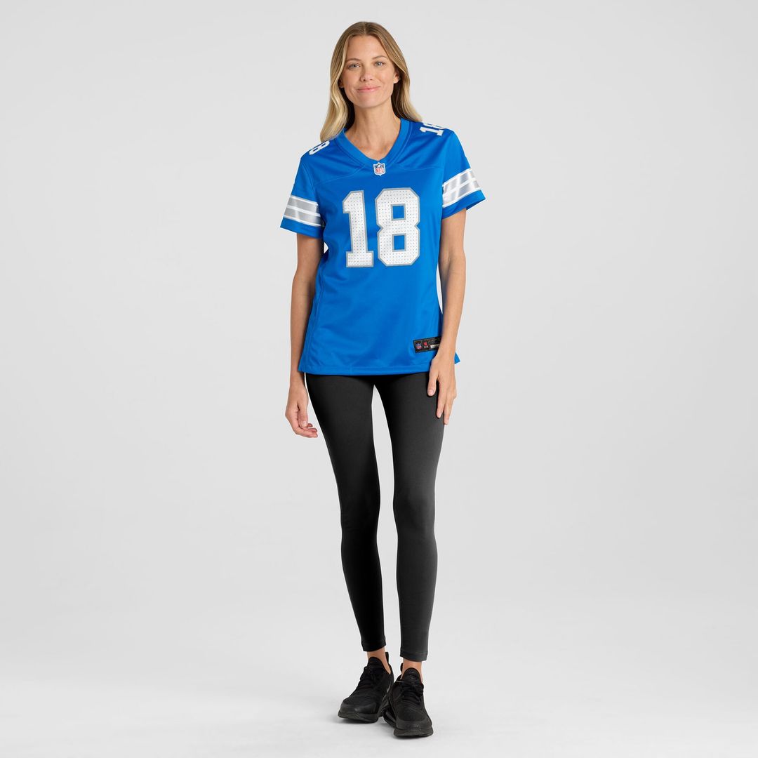 Isaac TeSlaa Detroit Lions Nike Women's Game Player Official Jersey - Blue