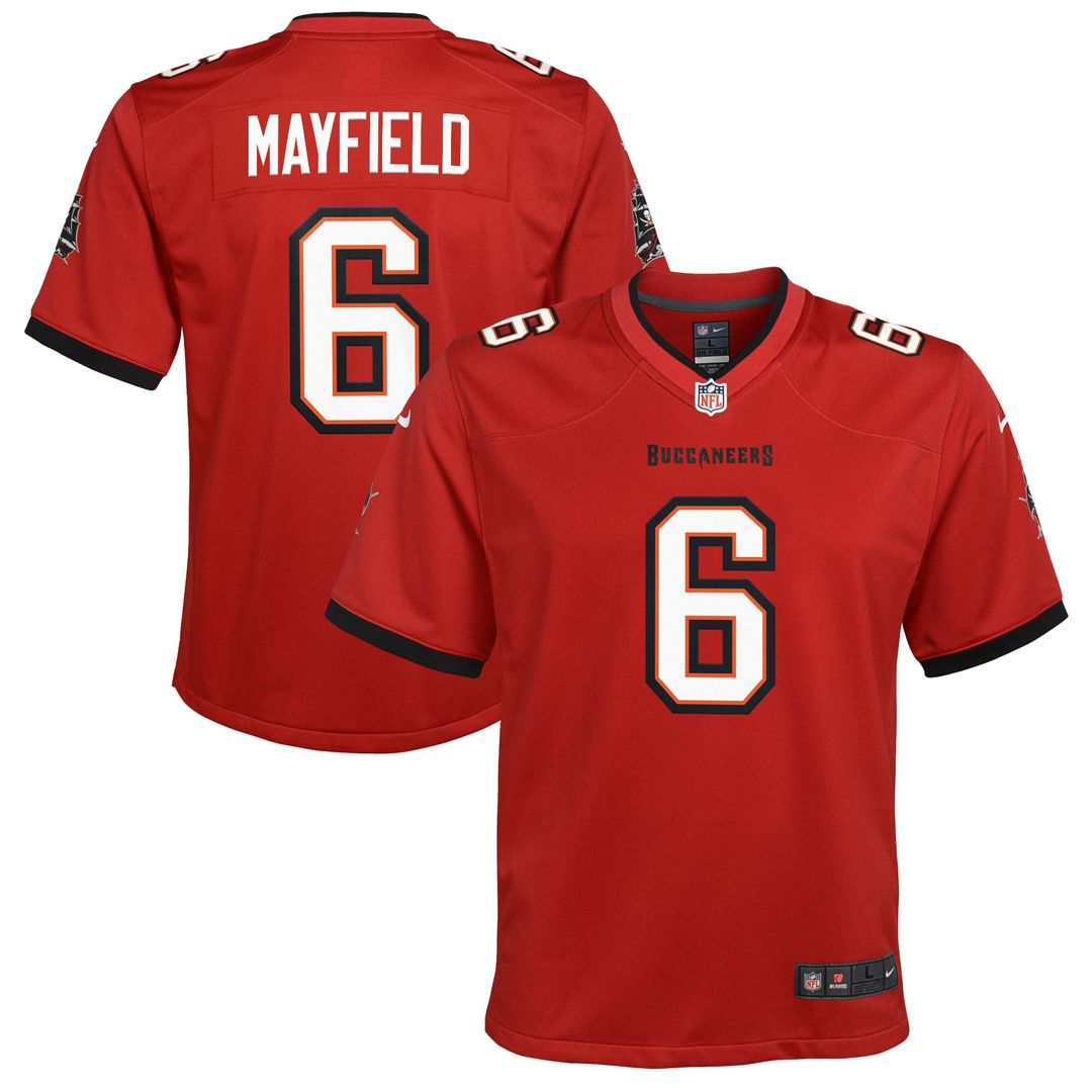 Baker Mayfield Tampa Bay Buccaneers Nike Youth Alternate Game Official Jersey - Orange