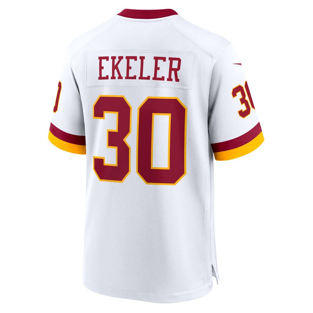 Austin Ekeler Washington Commanders Nike Game Super Bowl Era Official Jersey - White