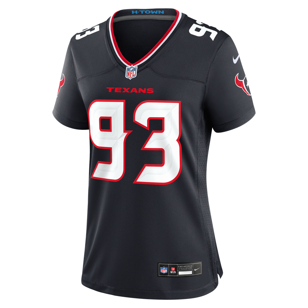 Kayden McDonald Houston Texans Nike Women's Team Game Official Jersey -  Navy