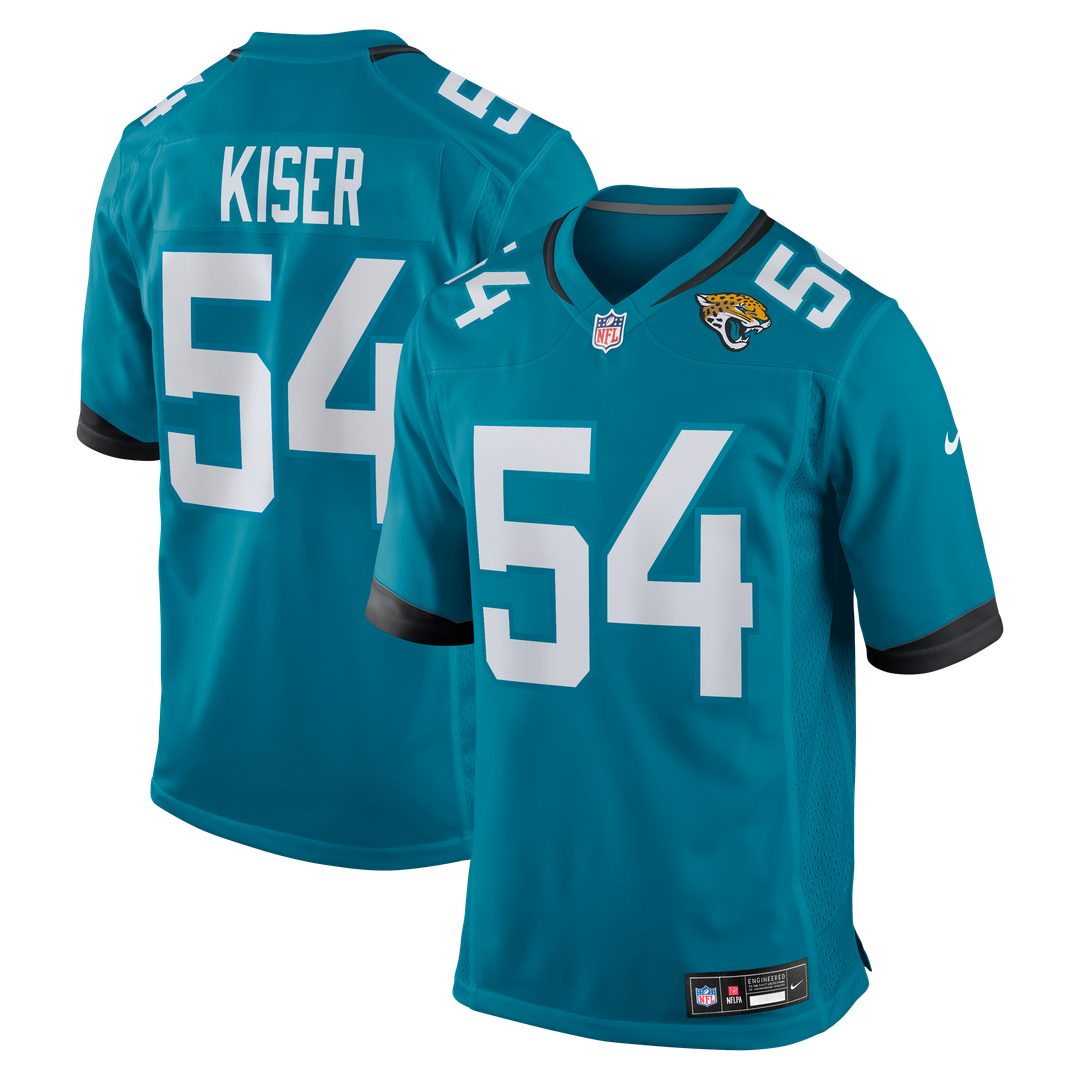 Jack Kiser Jacksonville Jaguars Nike Team Game Jersey - Teal