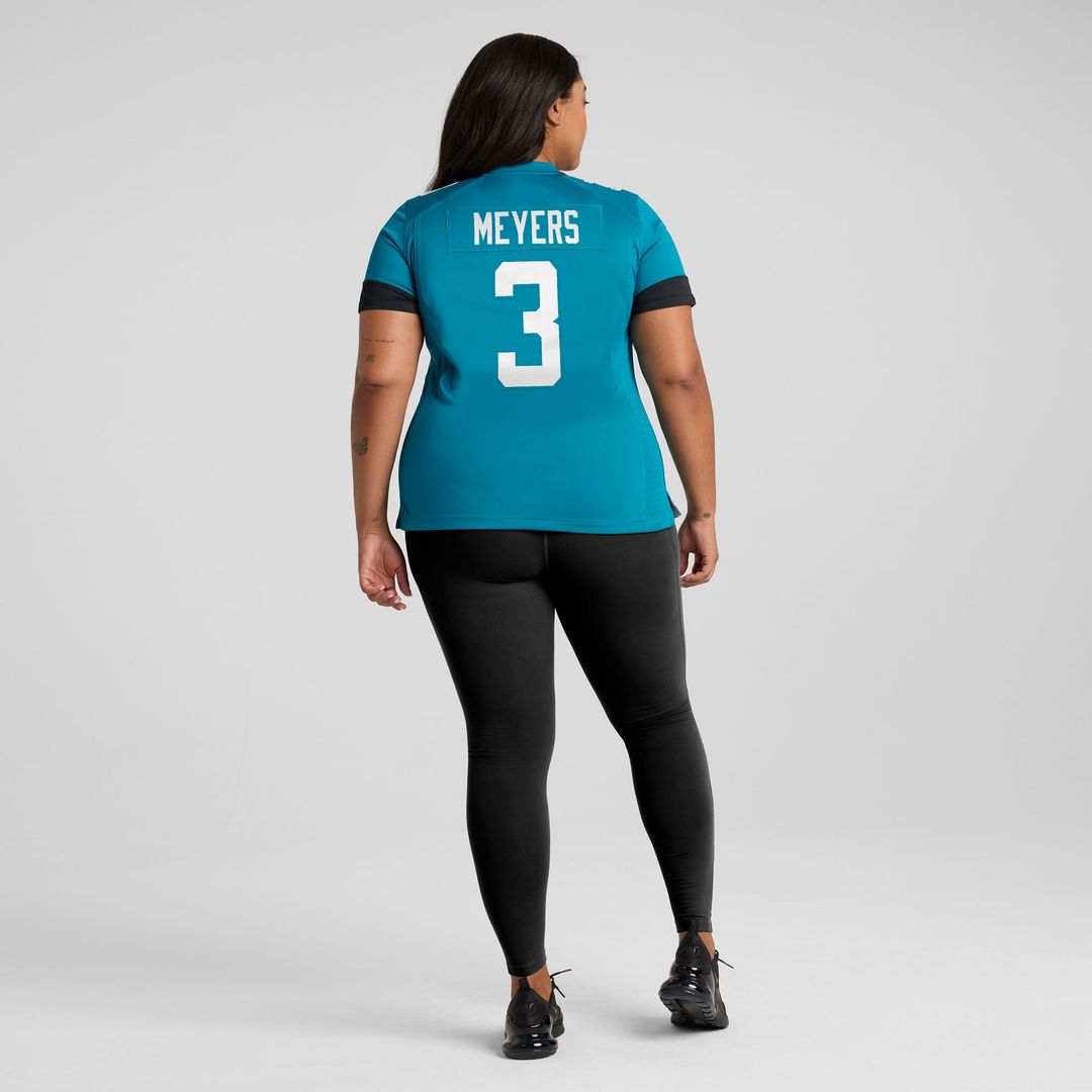 Jakobi Meyers Jacksonville Jaguars Nike Women's Team Game Jersey - Teal