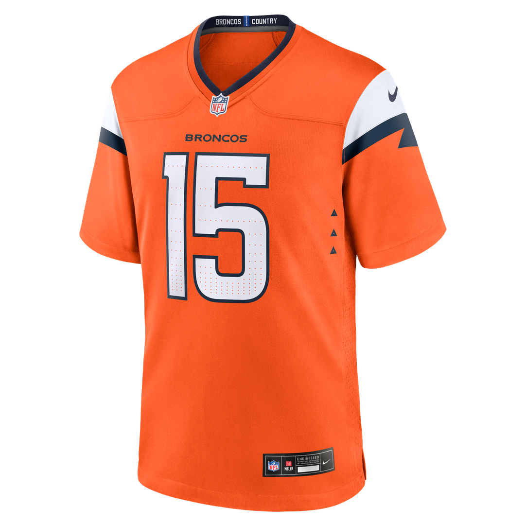 Nik Bonitto Denver Broncos Nike Team Game Official Jersey -  Orange