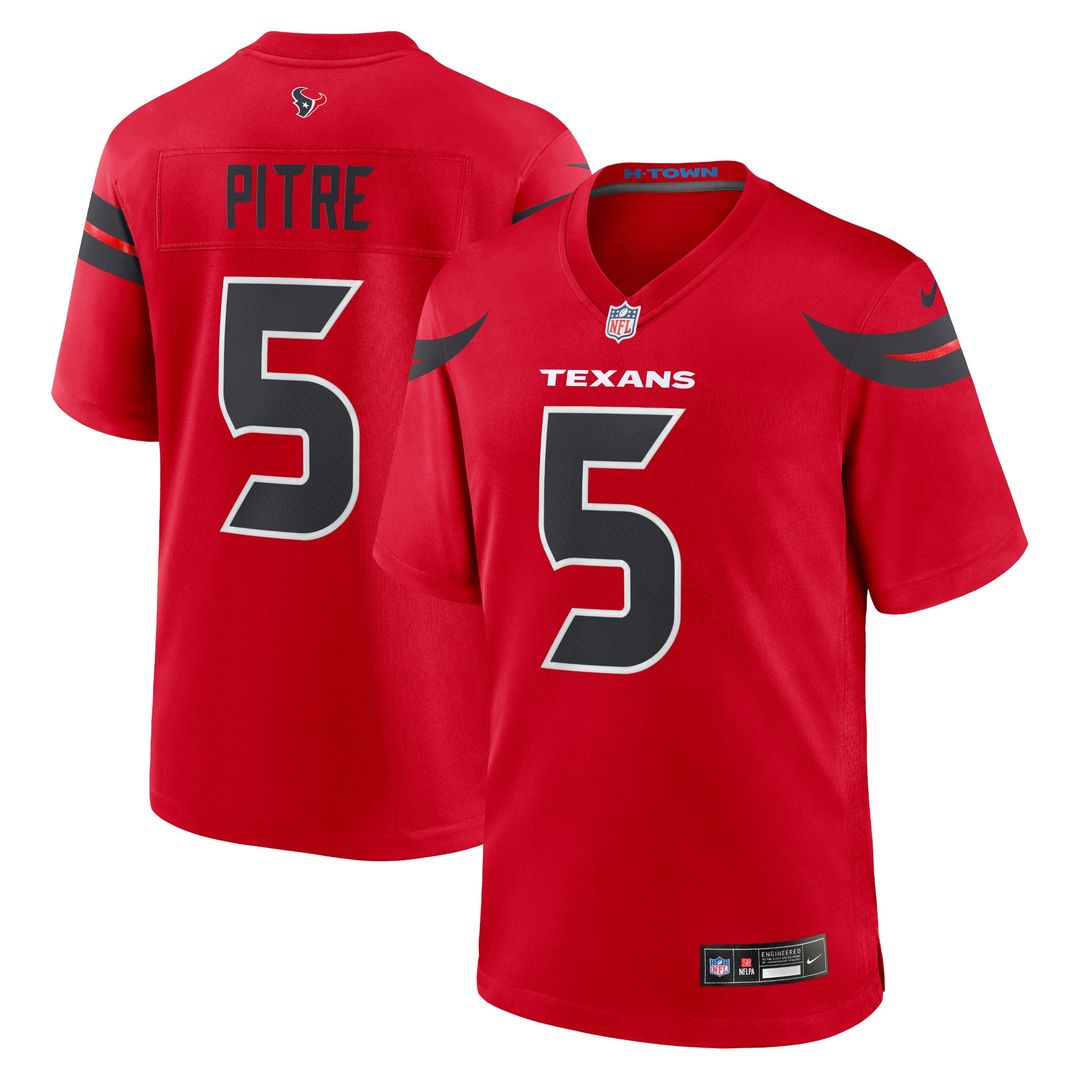 Jalen Pitre Houston Texans Nike Game Official Jersey - White
