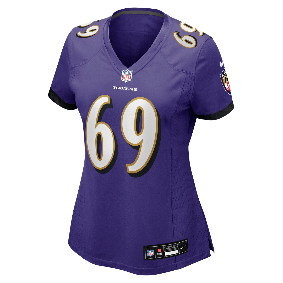 Josh Tupou Baltimore Ravens Nike Women's Team Game Official Jersey -  Purple