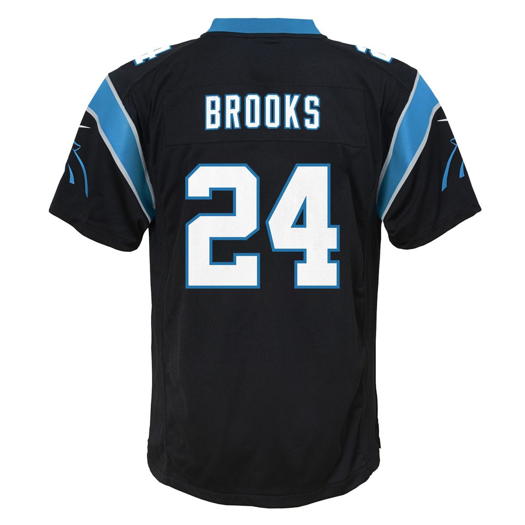 Jonathon Brooks Carolina Panthers Nike Youth Game Jersey - Black