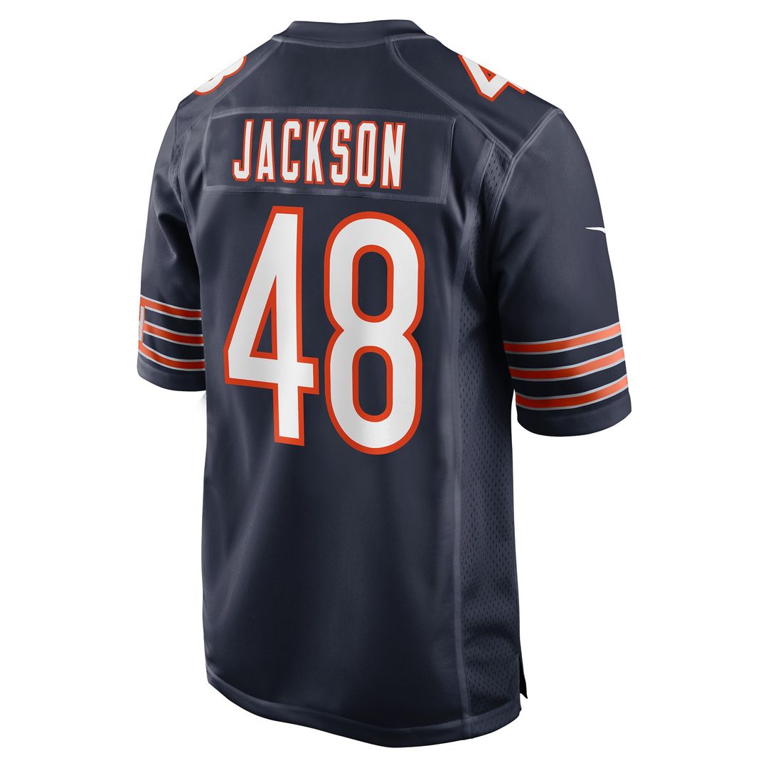 D'Marco Jackson Chicago Bears Nike Team Game Jersey - Navy