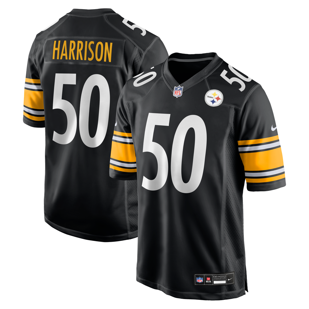 Malik Harrison Pittsburgh Steelers Nike Team Game Jersey - Black