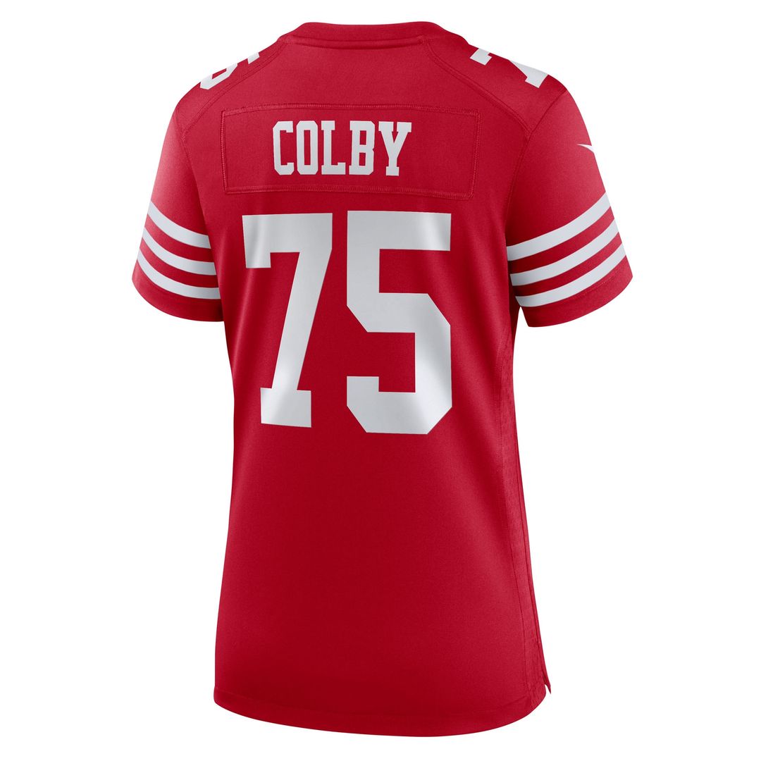 Connor Colby San Francisco 49ers Nike Women's Team Game Official Jersey -  Scarlet