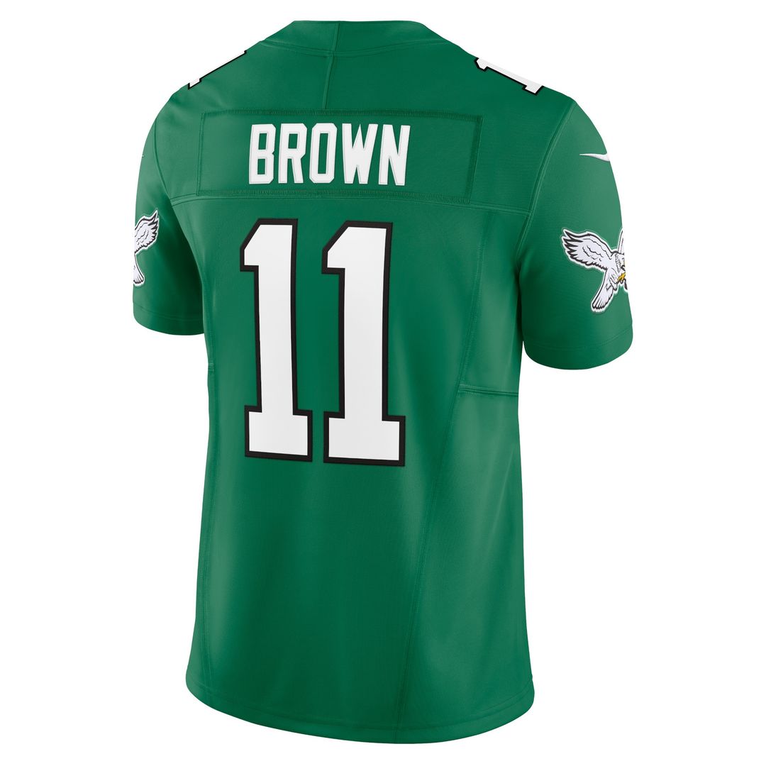 A.J. Brown Philadelphia Eagles Nike Vapor F.U.S.E. Limited Official Jersey - Kelly Green