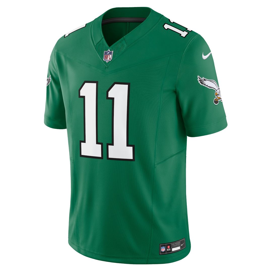 A.J. Brown Philadelphia Eagles Nike Vapor F.U.S.E. Limited Official Jersey - Kelly Green