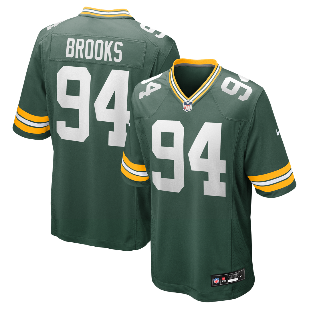 Karl Brooks Green Bay Packers Nike  Game Official Jersey -  Green