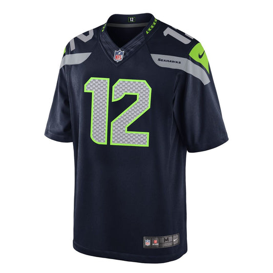 12th Fan Seattle Seahawks Nike Youth Game Official Jersey - College Navy