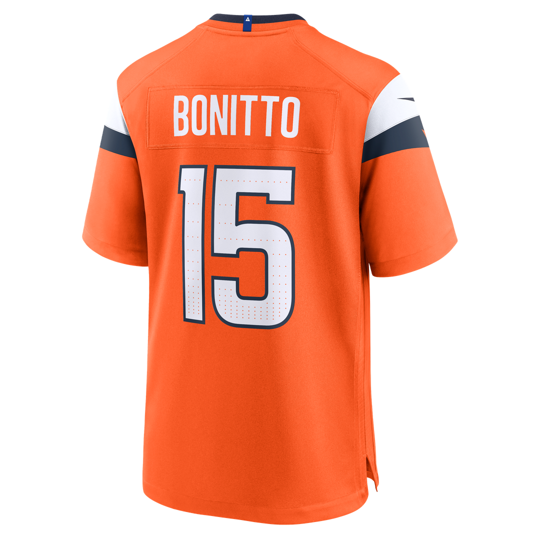 Nik Bonitto Denver Broncos Nike Team Game Official Jersey -  Orange
