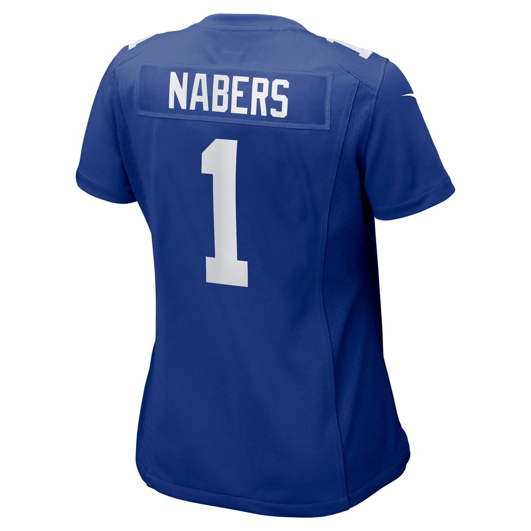 Malik Nabers New York Giants Nike Women's Game Jersey - Royal