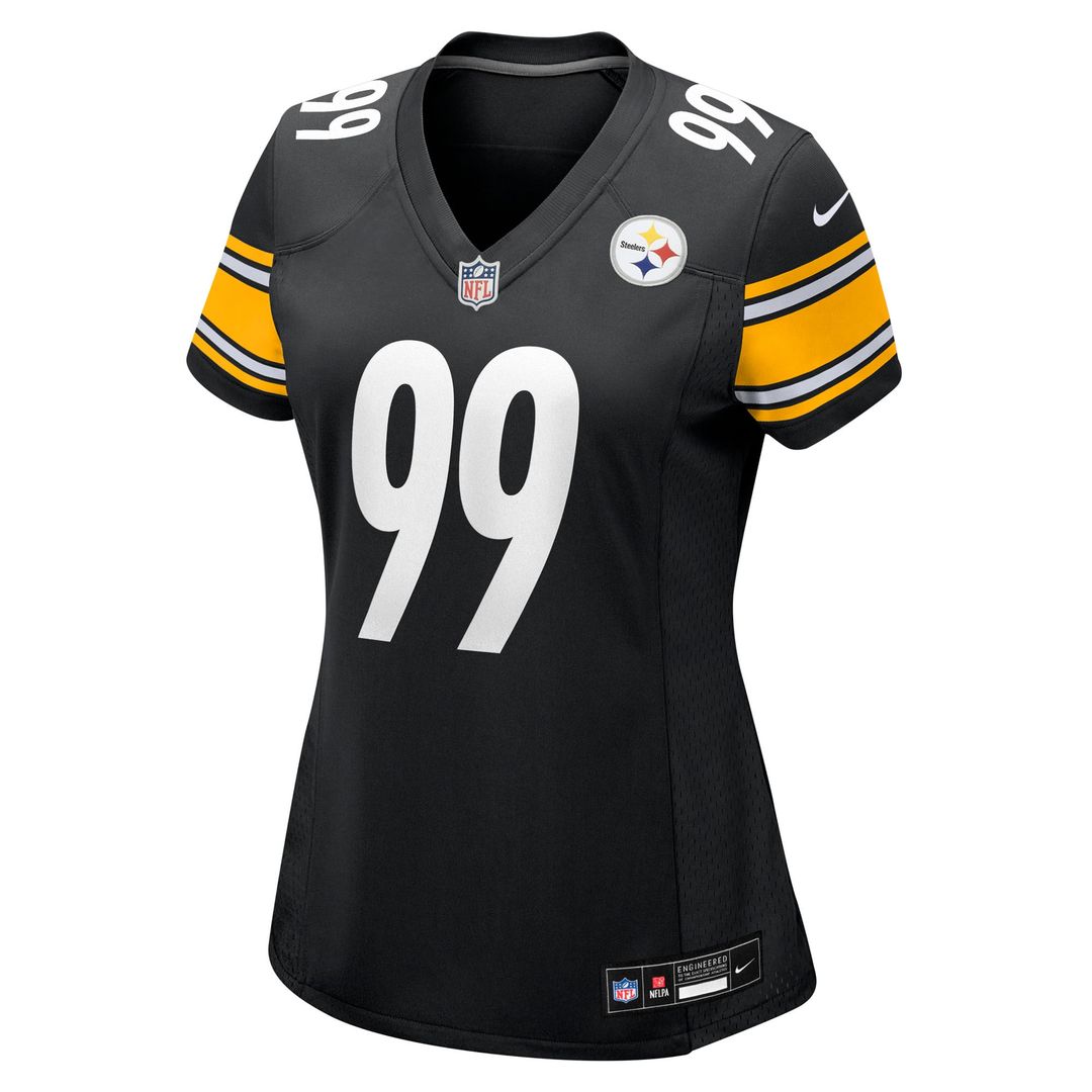 Derrick Harmon Pittsburgh Steelers Nike Women's Team Game Official Jersey -  Black