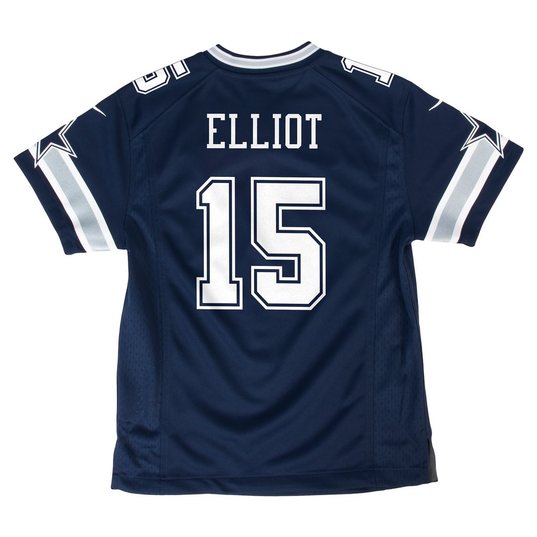 Ezekiel Elliott Dallas Cowboys Nike Youth Game Official Jersey - Navy