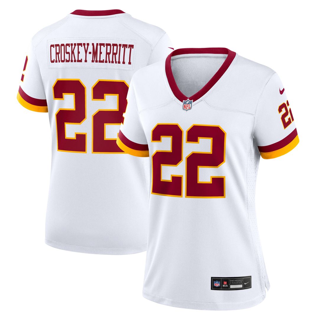 Jacory Croskey-Merritt Washington Commanders Nike Women's Game Official Jersey - Burgundy