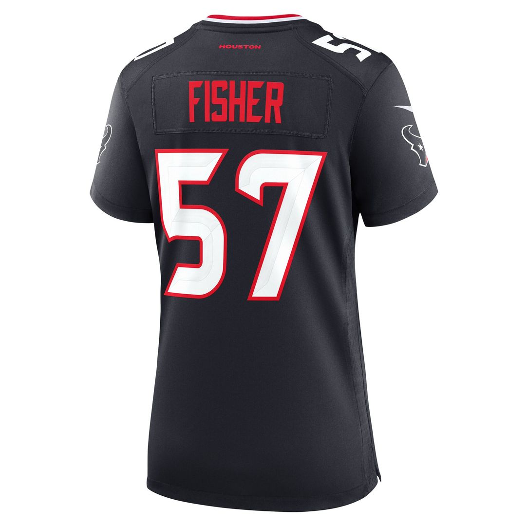Blake Fisher Houston Texans Nike Women's Team Game Jersey - Navy