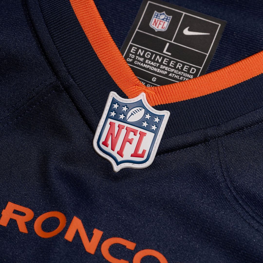 Nik Bonitto Denver Broncos Nike Team Game Official Jersey -  Orange