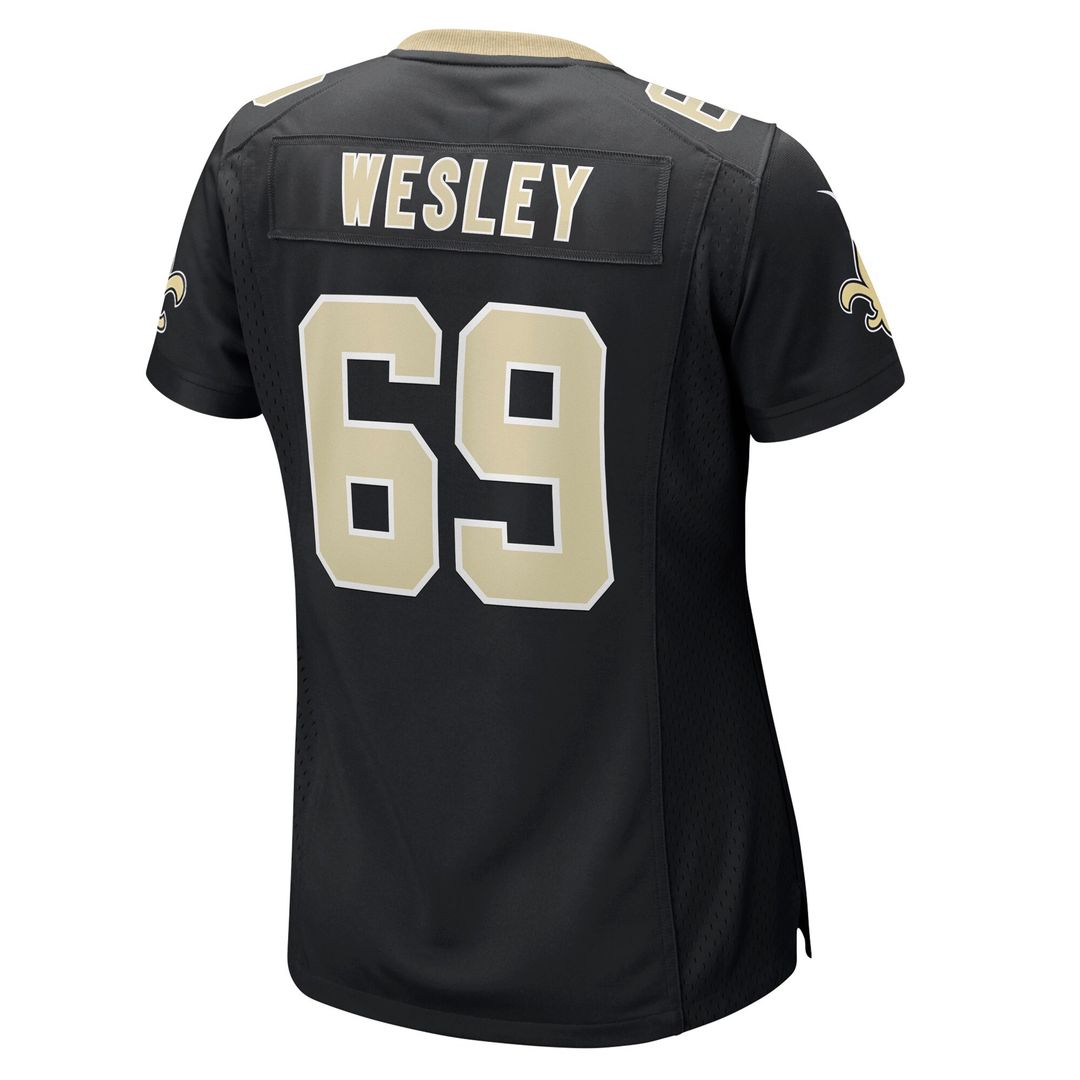 Barry Wesley New Orleans Saints Nike Women's Team Game Official Jersey -  Black