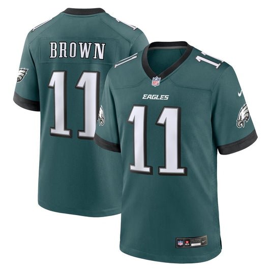 A.J. Brown Philadelphia Eagles Nike Team Game Official Jersey - Midnight Green