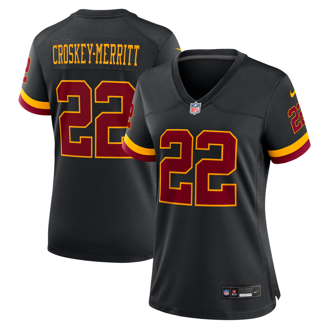 Jacory Croskey-Merritt Washington Commanders Nike Women's Game Official Jersey - Burgundy