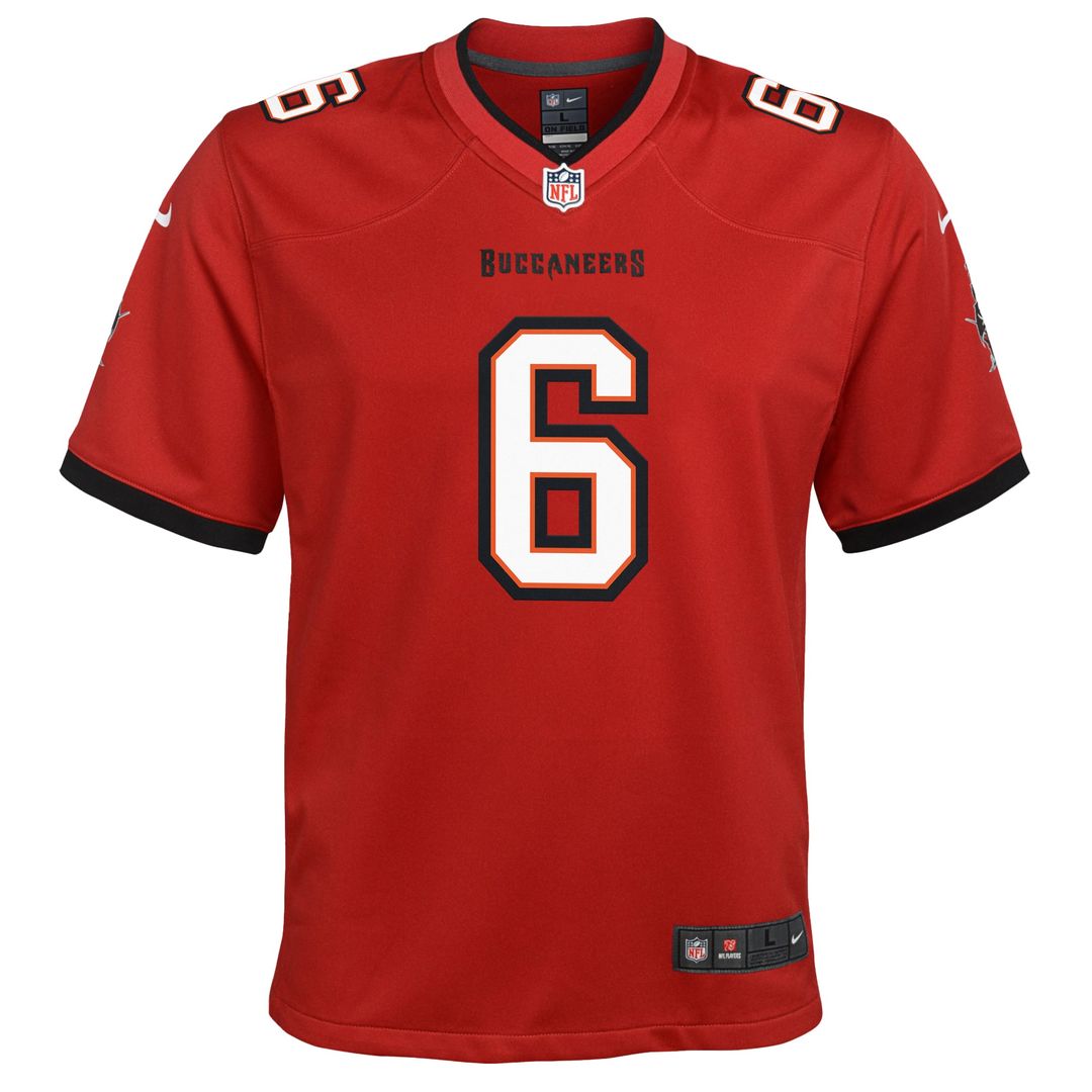 Baker Mayfield Tampa Bay Buccaneers Nike Youth Alternate Game Official Jersey - Orange