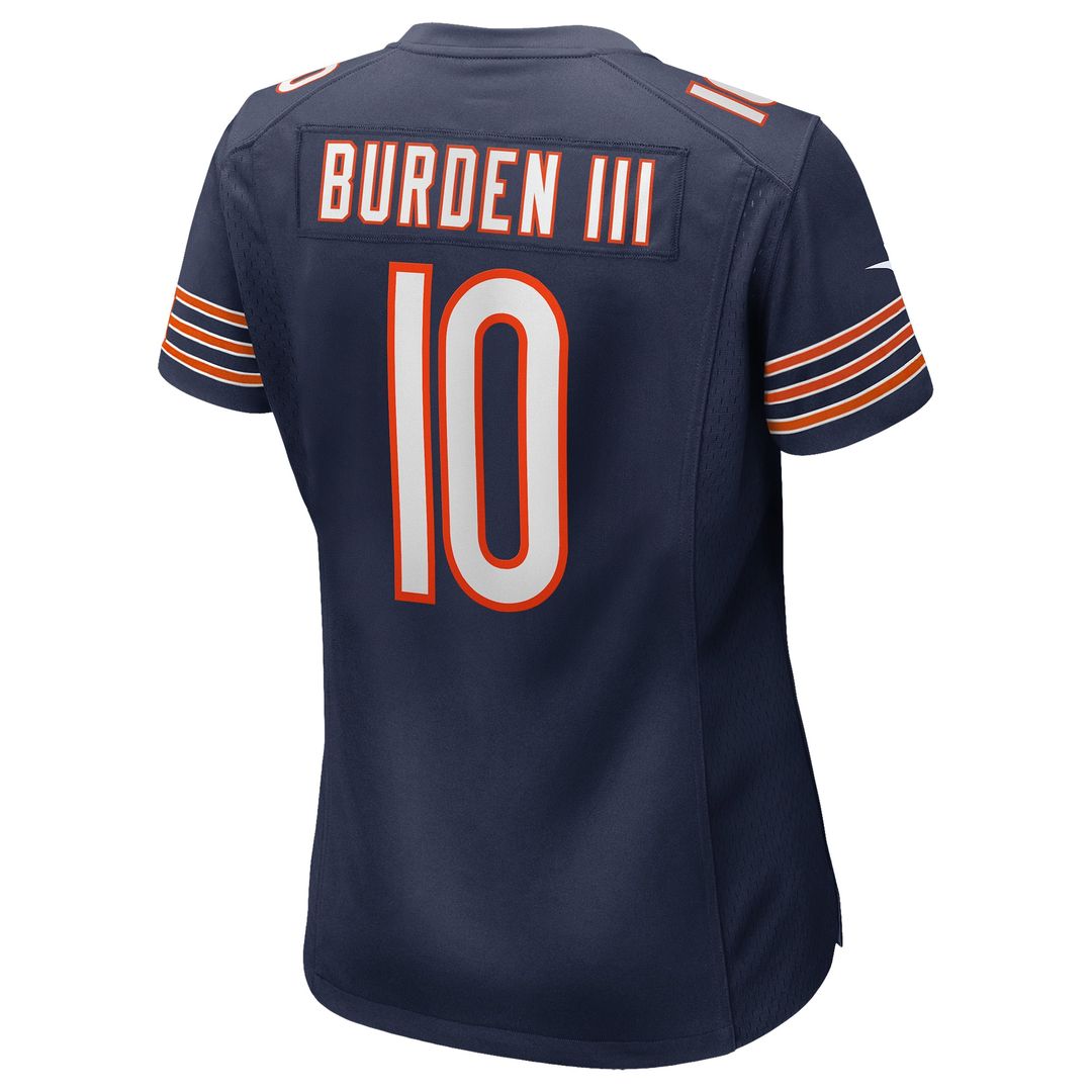 Luther Burden III Chicago Bears Nike Women's Team Game Official Jersey -  Navy