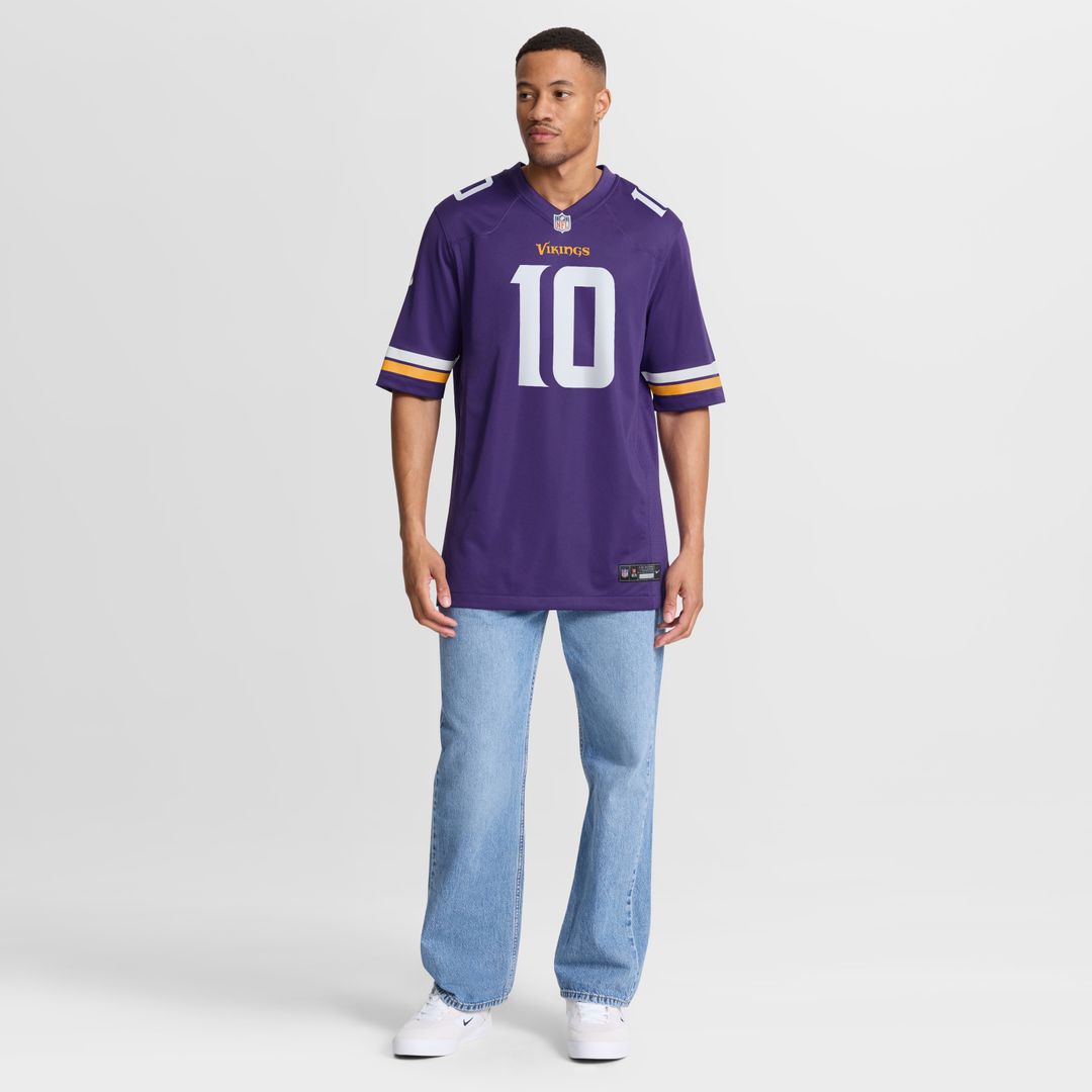 Fran Tarkenton Minnesota Vikings Nike Game Retired Player Official Jersey - Purple