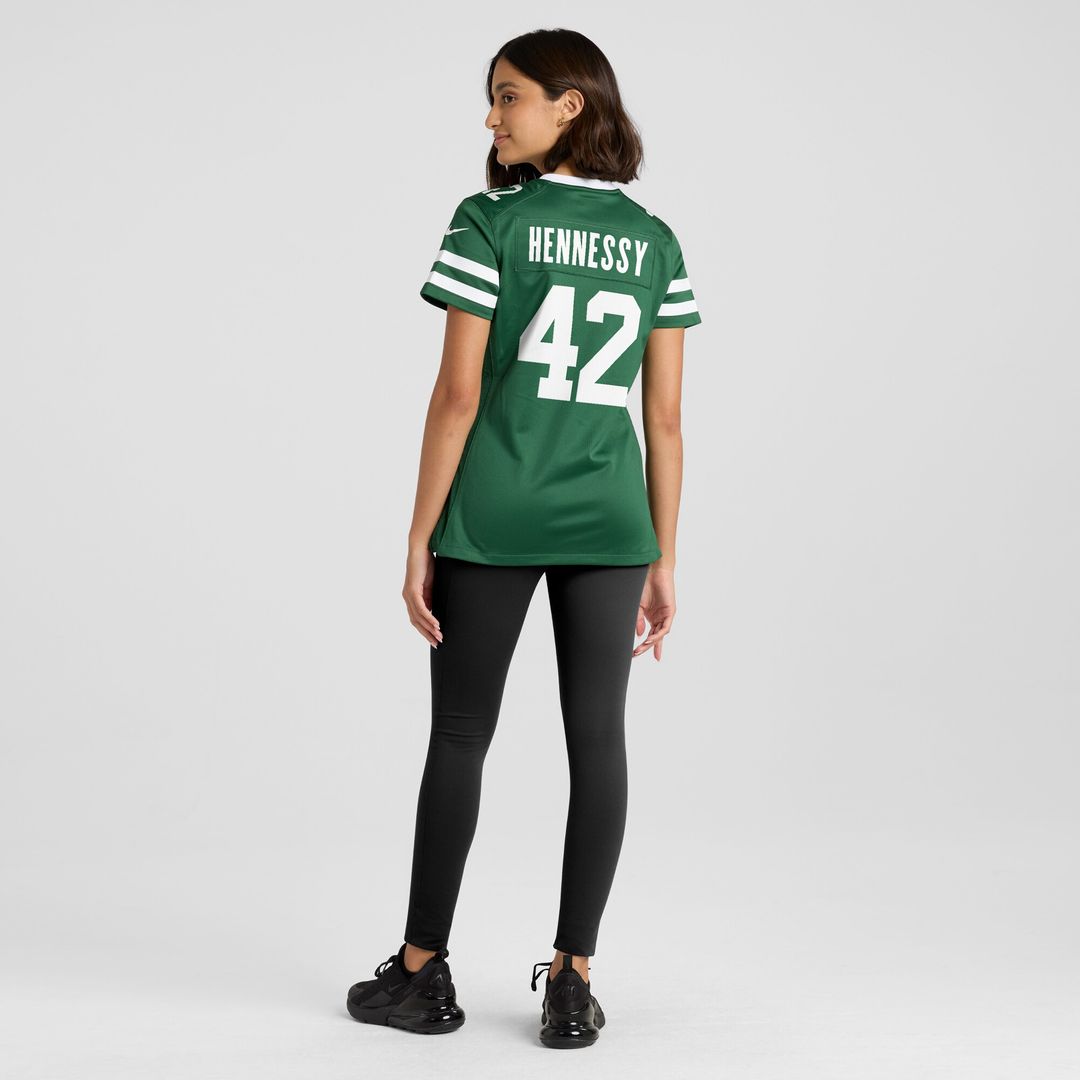 Thomas Hennessy New York Jets Nike Women's Game Jersey - Legacy Green