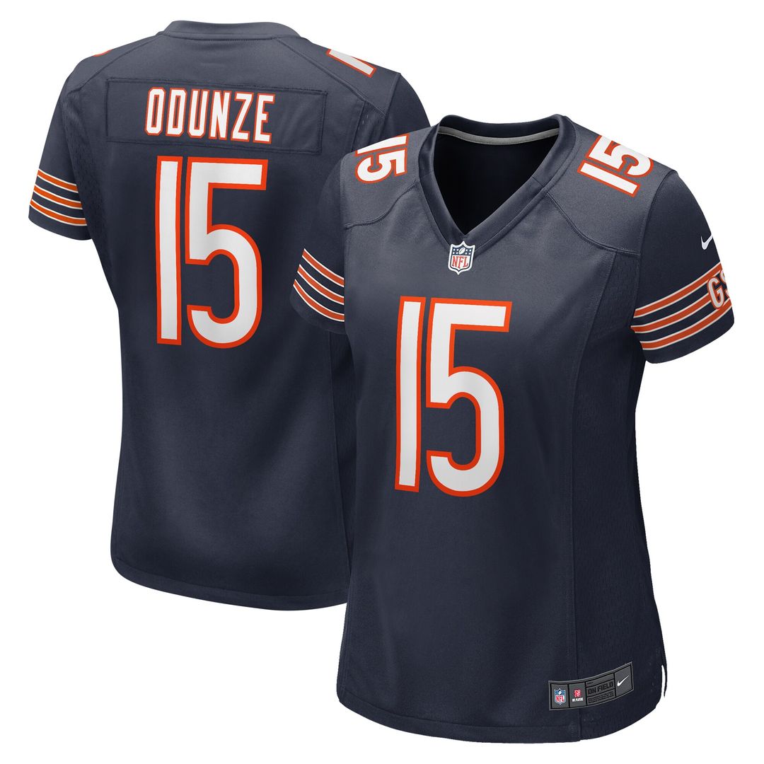 Rome Odunze Chicago Bears Nike Women's Game Official Jersey -  Navy