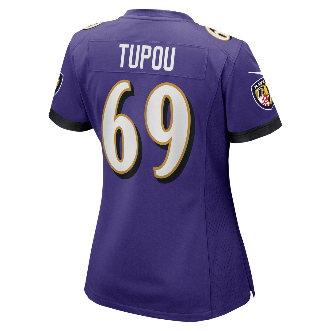 Josh Tupou Baltimore Ravens Nike Women's Team Game Official Jersey -  Purple
