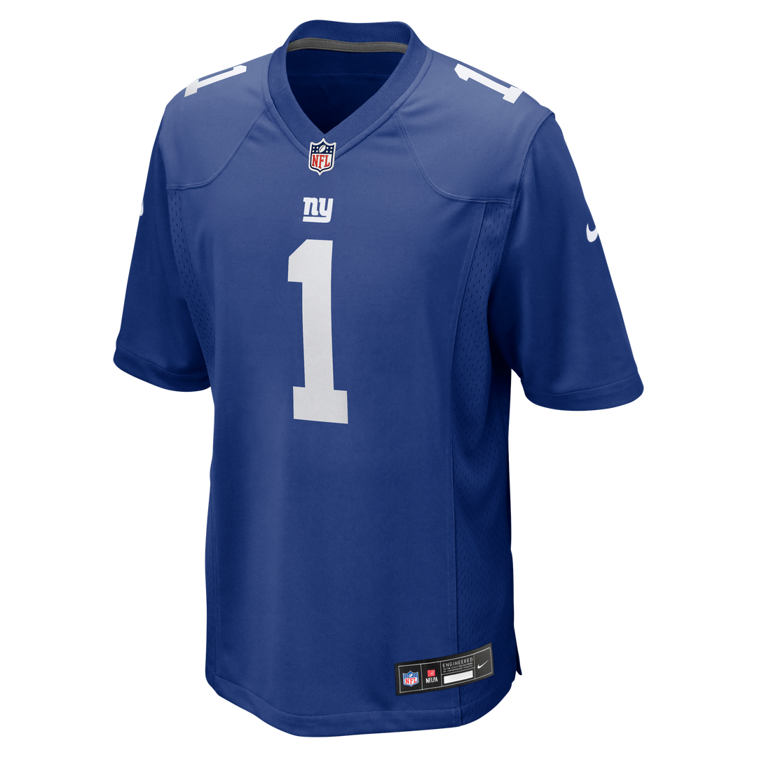 Malik Nabers New York Giants Nike  Player Game Official Jersey - Royal