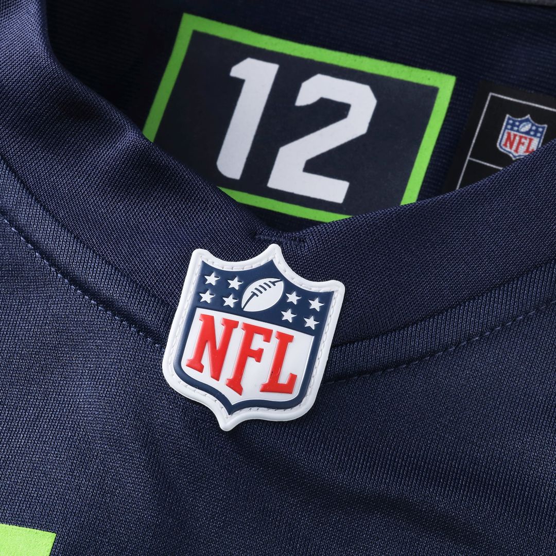 12s Seattle Seahawks Nike Game Official Jersey - White